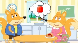 انیمیشن خانواده روباه مهربان قسمت 10